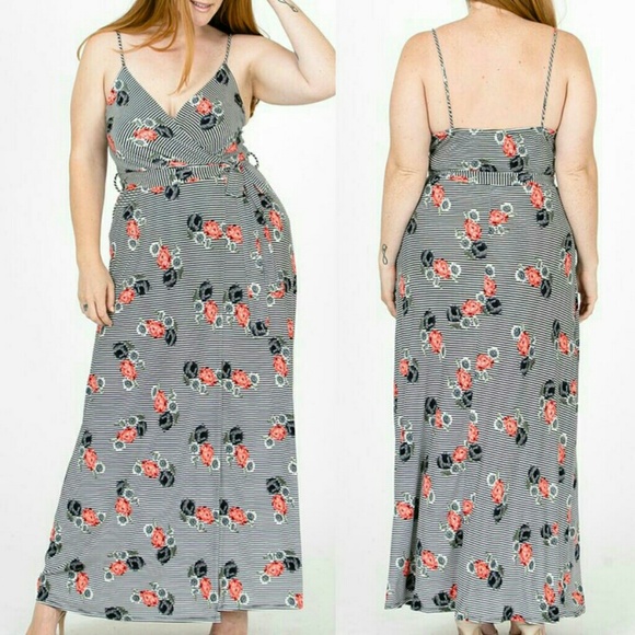 Wild Plum Dresses & Skirts - ➕ Floral Spaghetti Maxi Dress